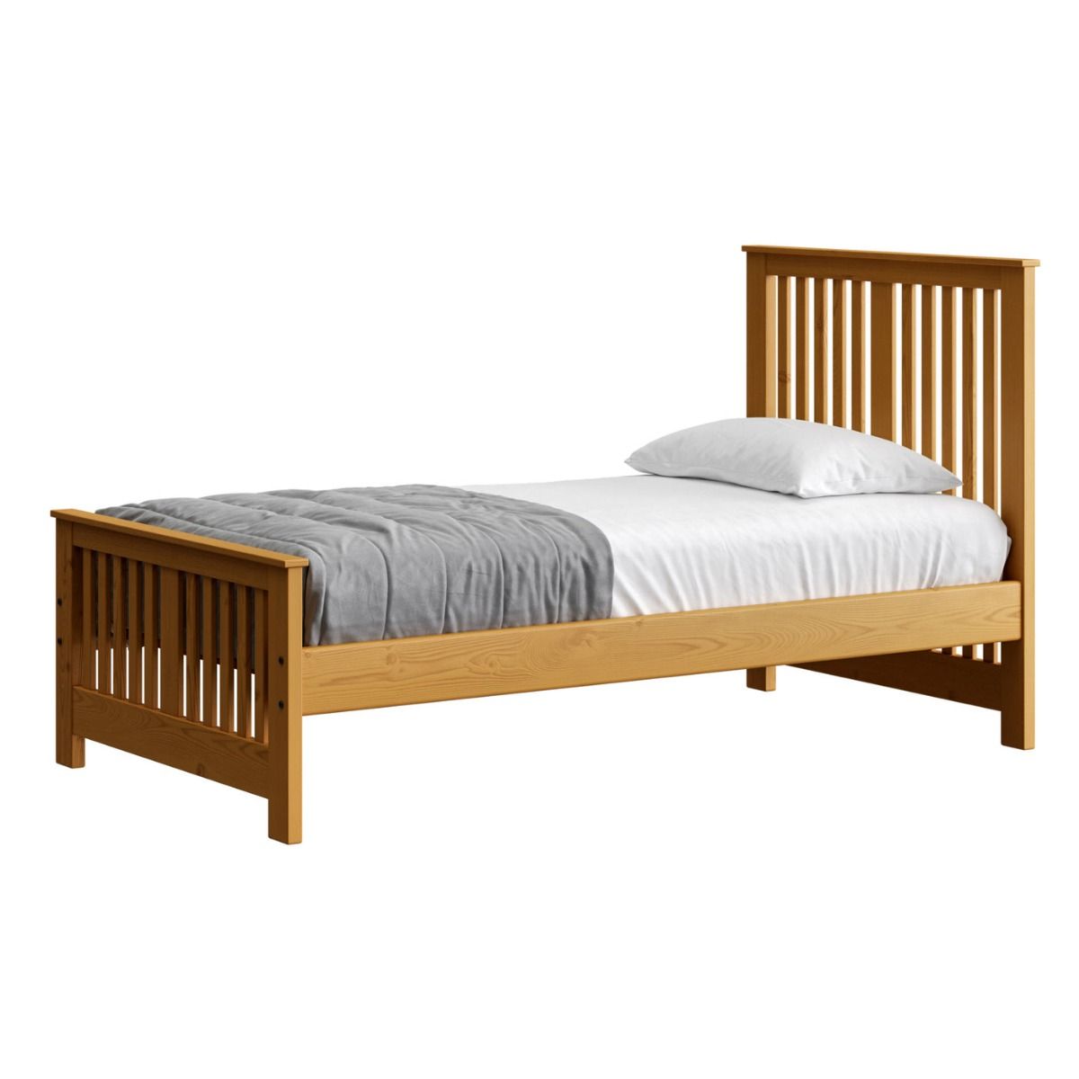 Solid Wood Platform Bed - Shaker Design - 4422