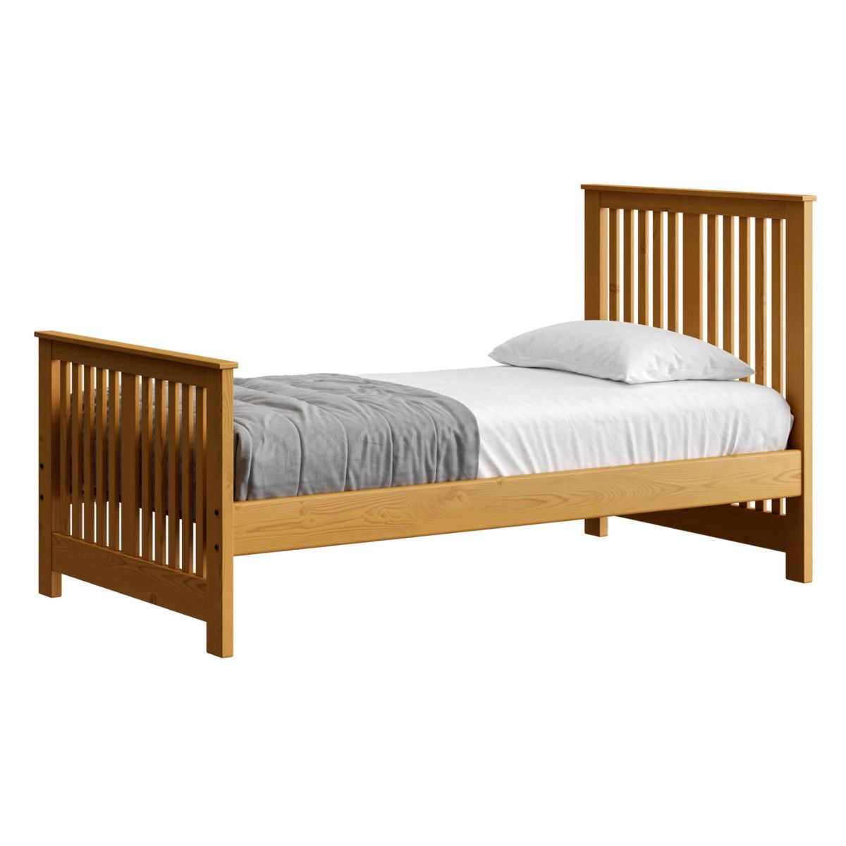 Solid Wood Platform Bed - Shaker Design - 4429
