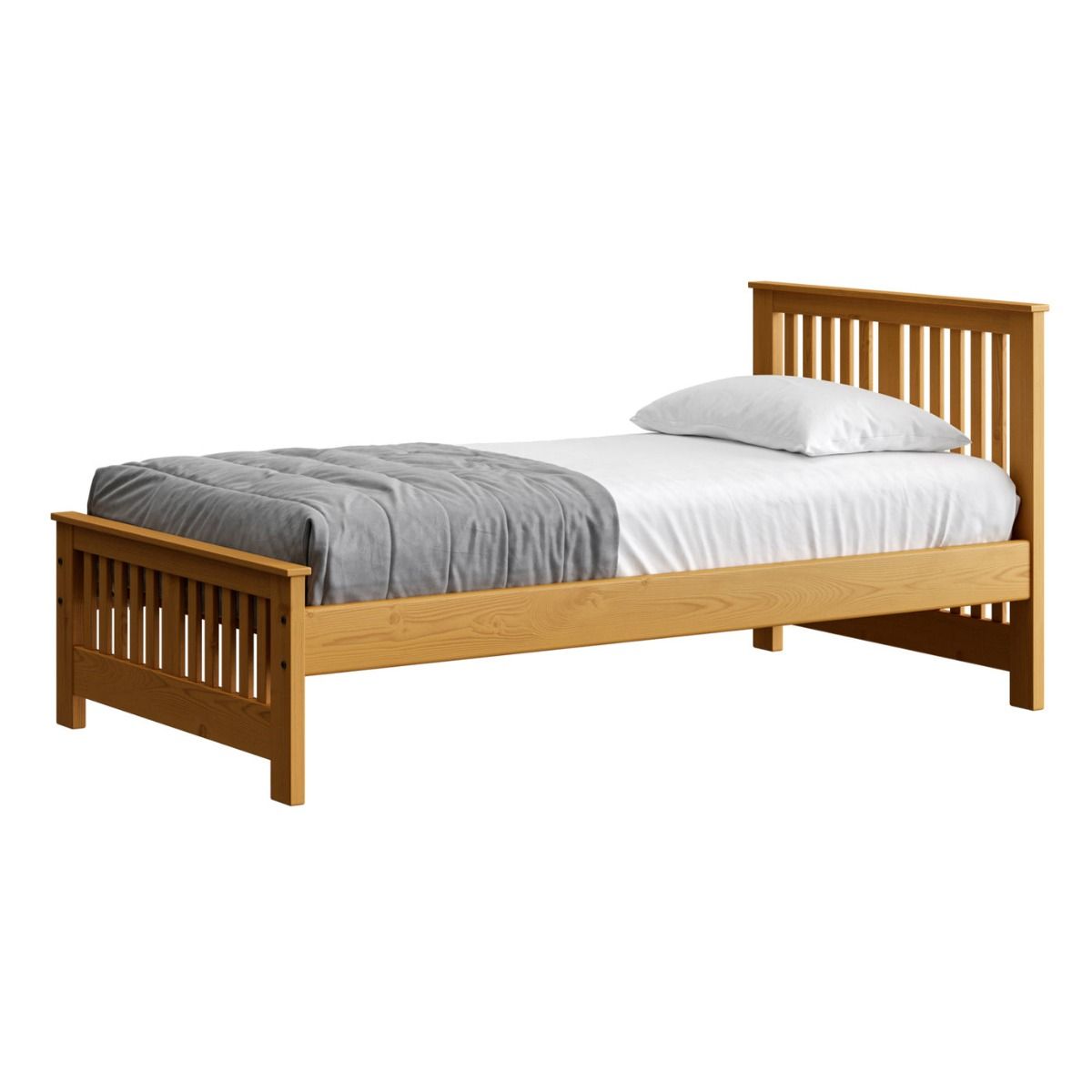 Solid Wood Platform Bed - Shaker Design - 3618