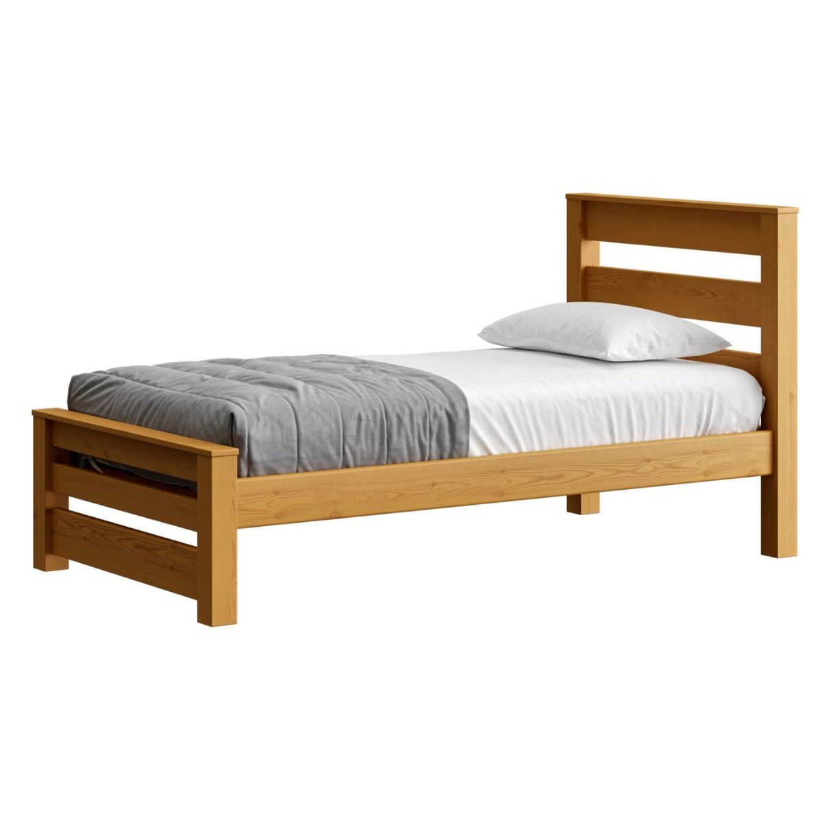 Solid Wood Platform Bed - Timber Design - 4318