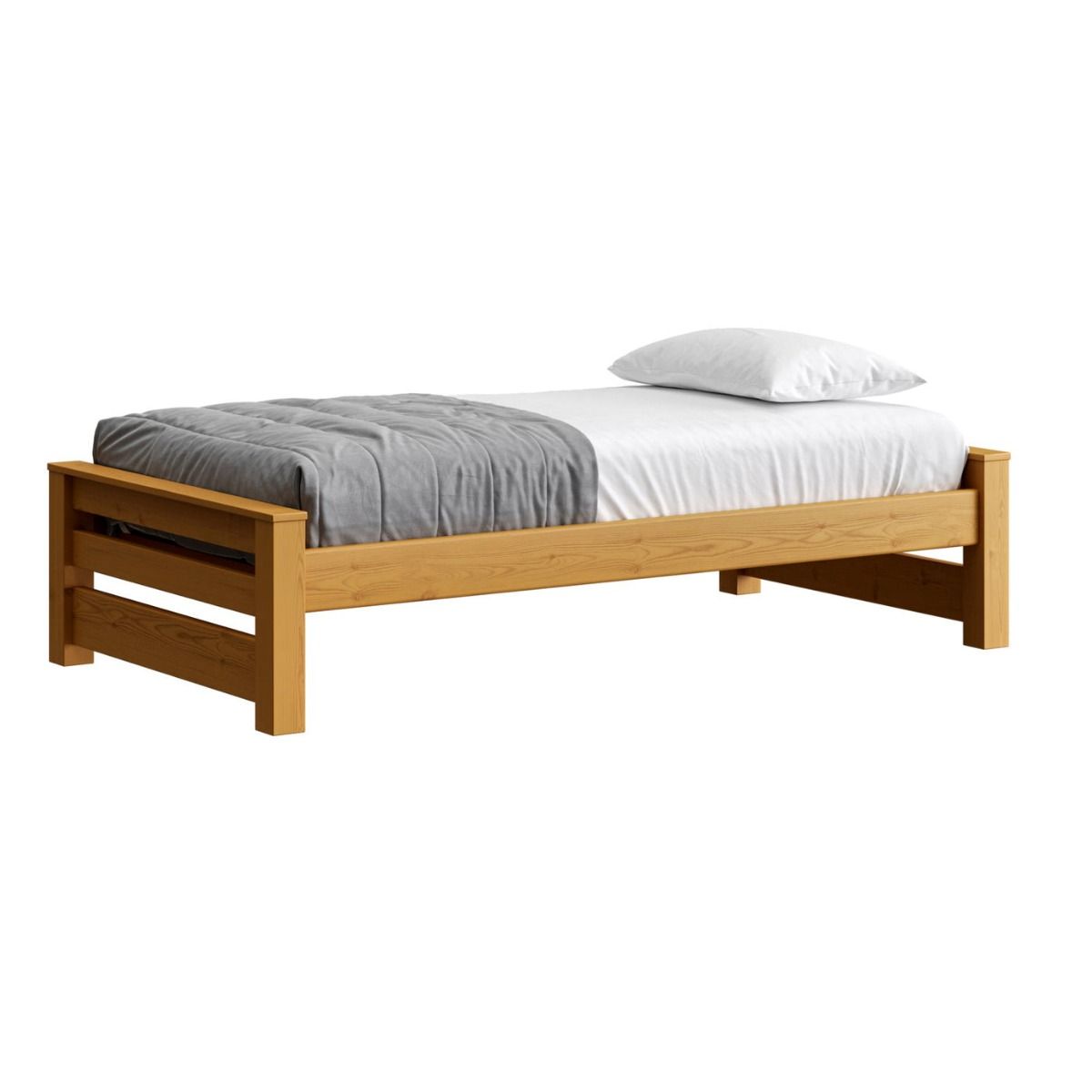Solid Wood Platform Bed - Timber Design - 1818