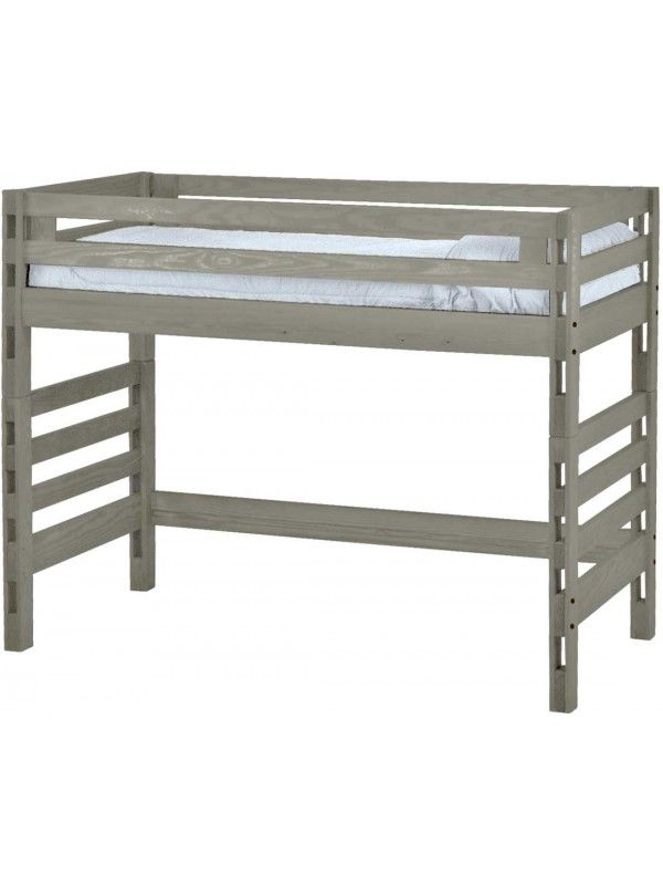 Ladder Design Bunk Bed. Crate Design Loft Bed. Solid wood loft bed. Made in Canada loft Bed. Bunk Beds Canada. Loft Beds for adults.
