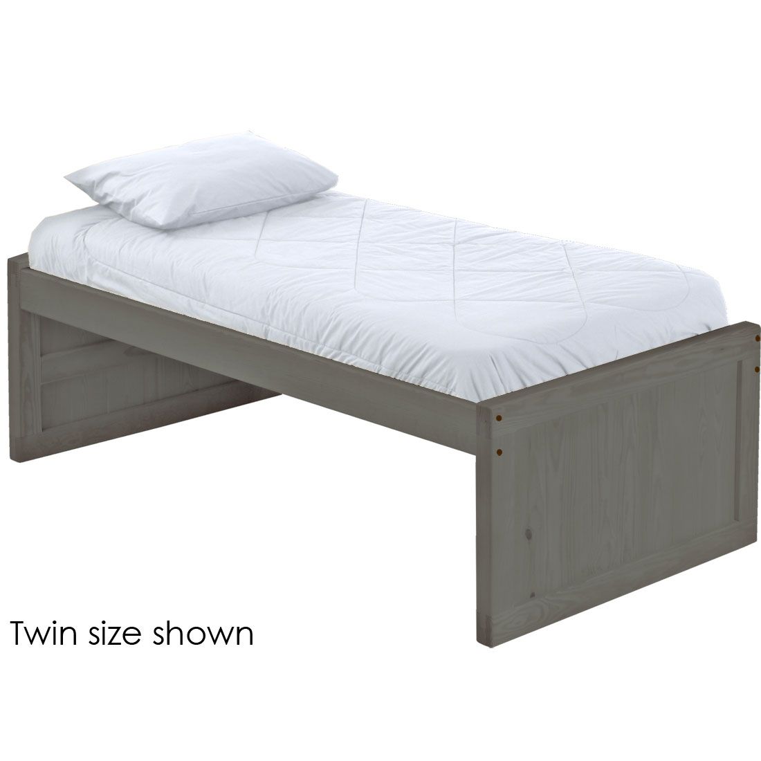 Solid Wood Captain Bed - Panel Design - 2626