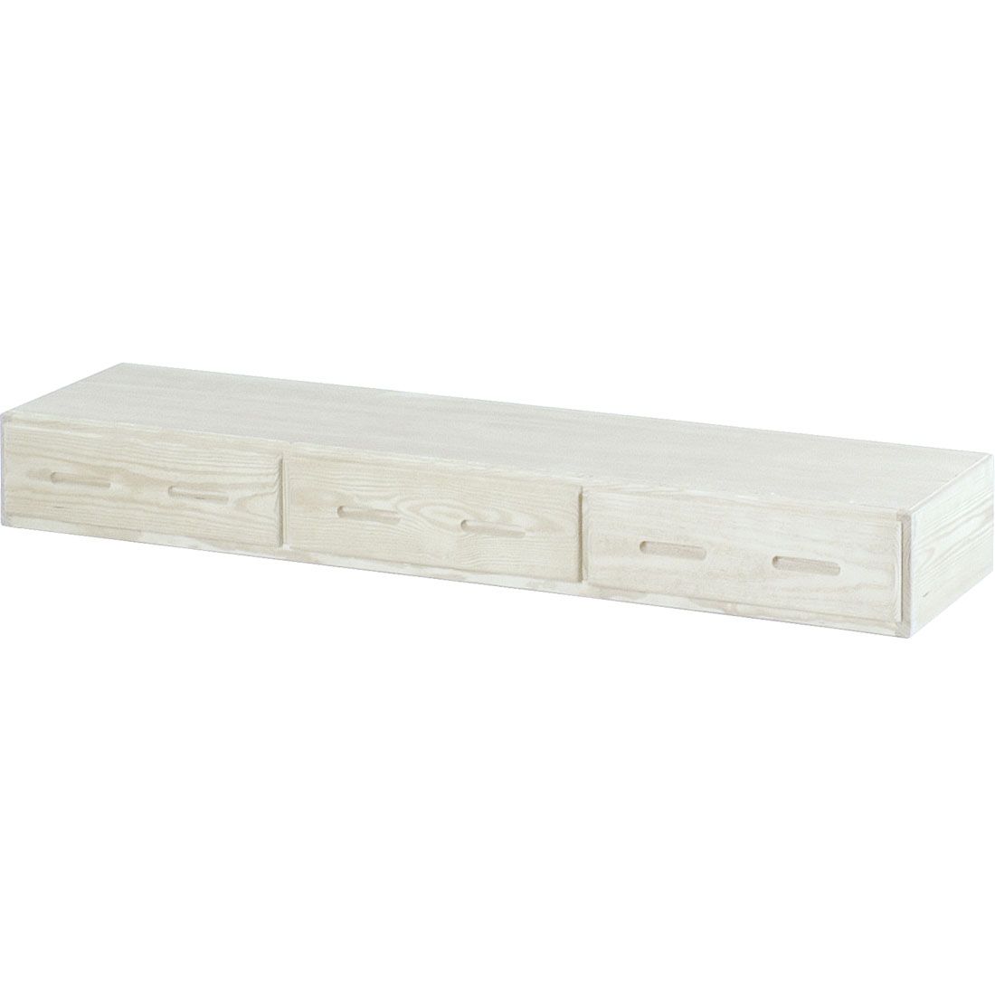 Solid Wood Under Bed Storage - Cottage Collection - 3 Drawers