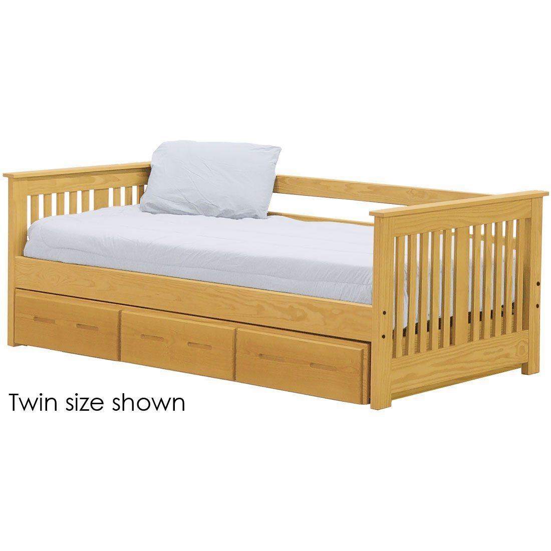 Solid Wood Daybed - Shaker Design - w Trundle drawer