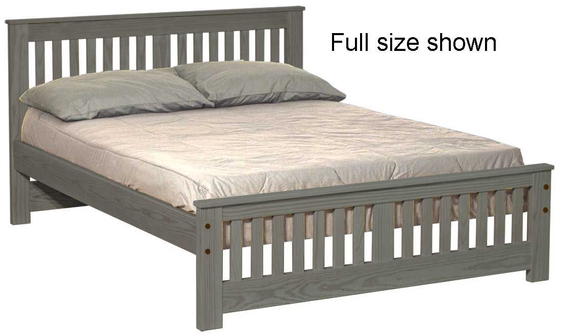 Solid Hardwood Shaker Design Platform bed by Crate Design Furniture, Bunk Beds Canada