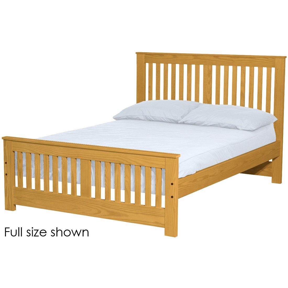 Solid Hardwood Shaker Design Platform bed by Crate Design Furniture, Bunk Beds Canada