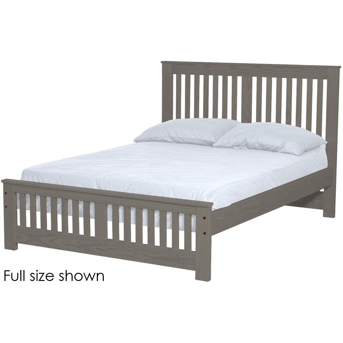 Solid Hardwood Shaker Design Platform bed by Crate Design Furniture, Bunk Beds Canada