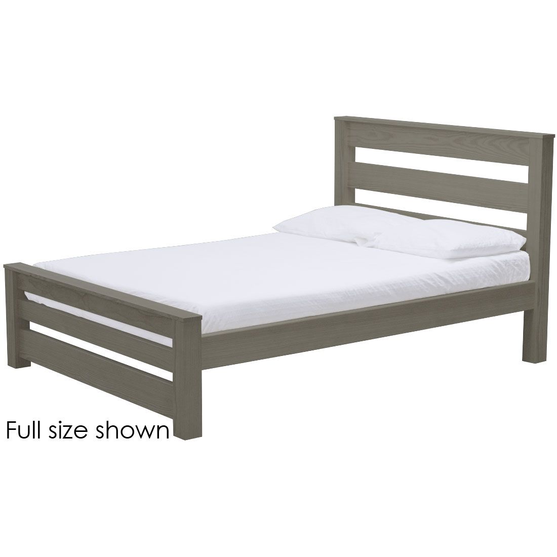 Solid Harwood Timber Design Platform bed by Crate Design Furniture, Bunk Beds Canada. 