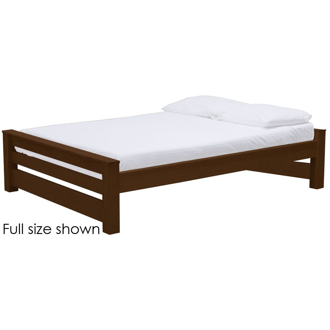 Solid Harwood Timber Design Platform bed by Crate Design Furniture, Bunk Beds Canada. 