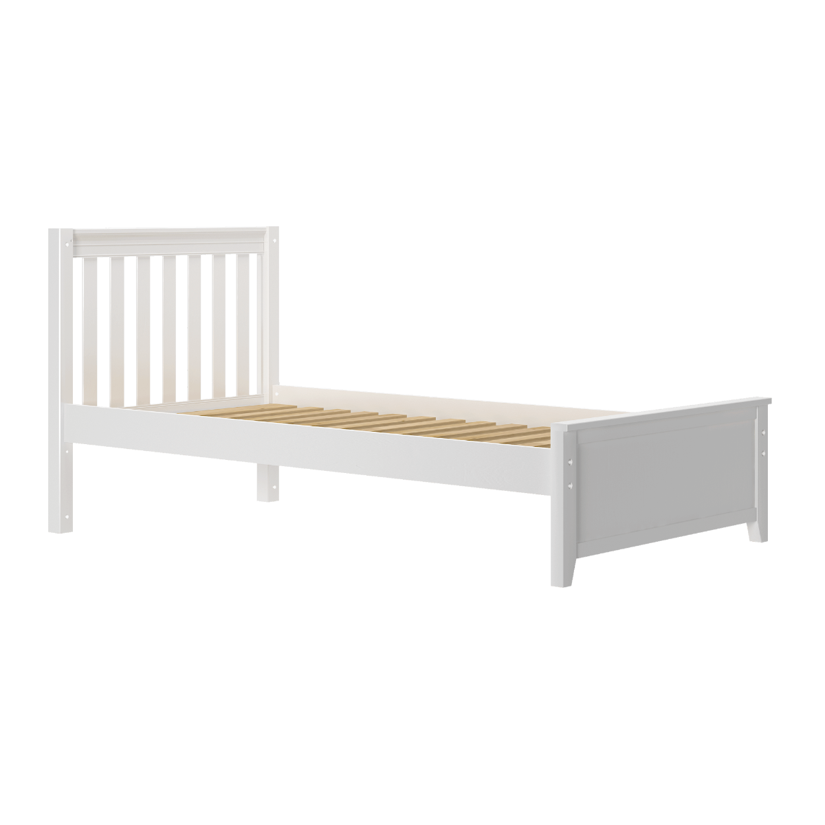 Solid Hardwood Platform Bed - Modular Design - 4018