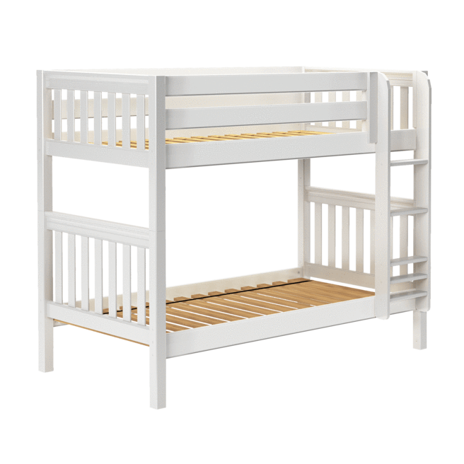 Solid Wood Bunk Bed w Vertical Ladder - Modular Design