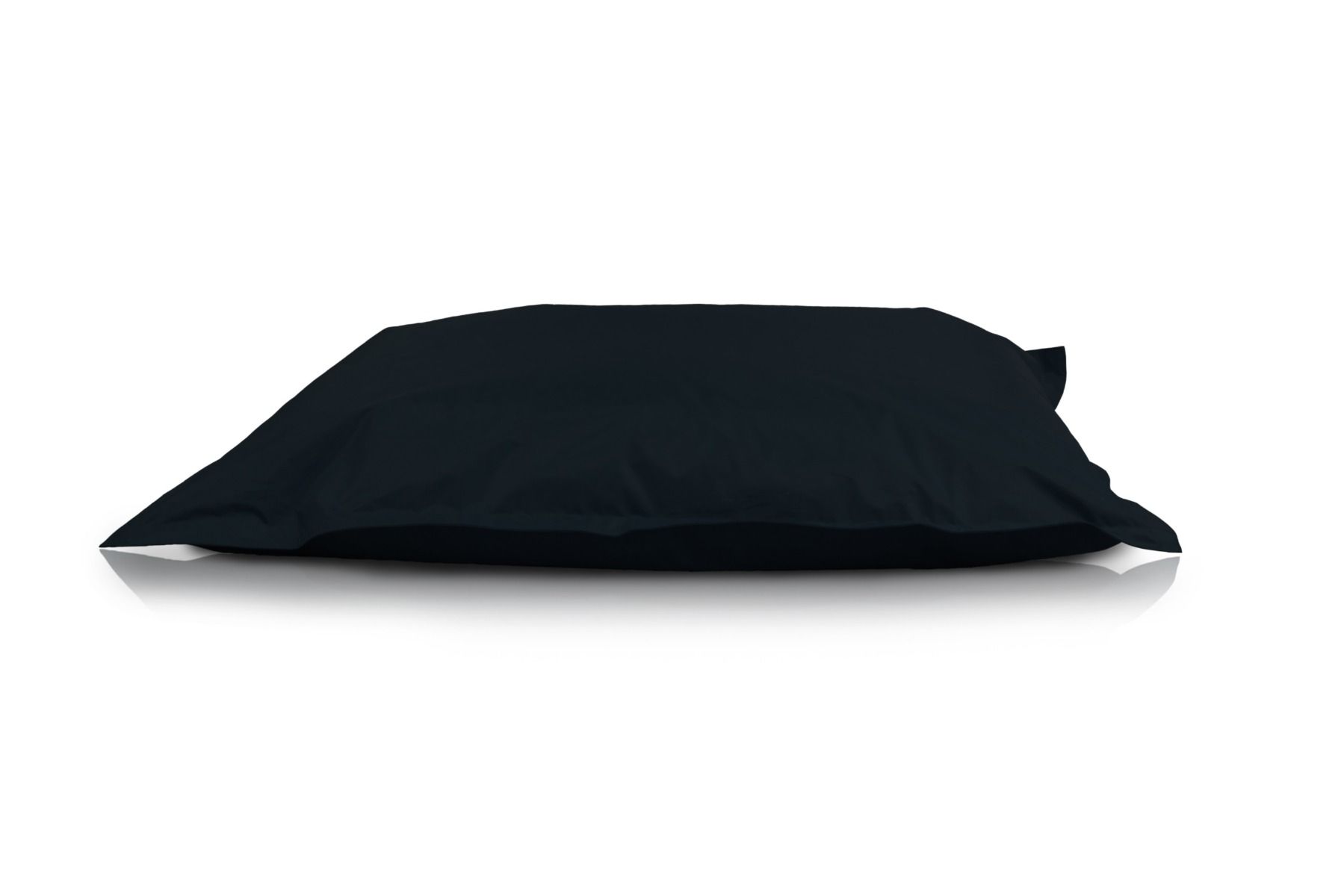 Image of a Large Bean Bag Chair for adults in Navy Color in modern rectangular shape, fatboy style, by Bunk Beds Canada.