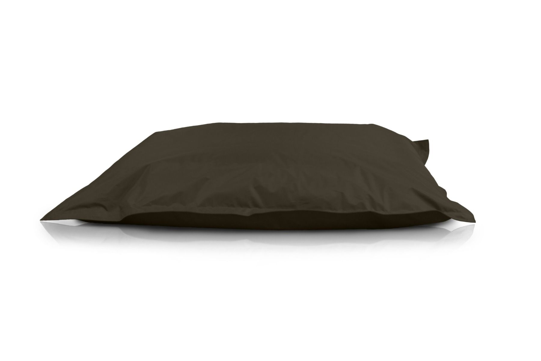 Image of a Large Bean Bag Chair in Charcoal Color in modern rectangular shape, fatboy style, by Bunk Beds Canada.