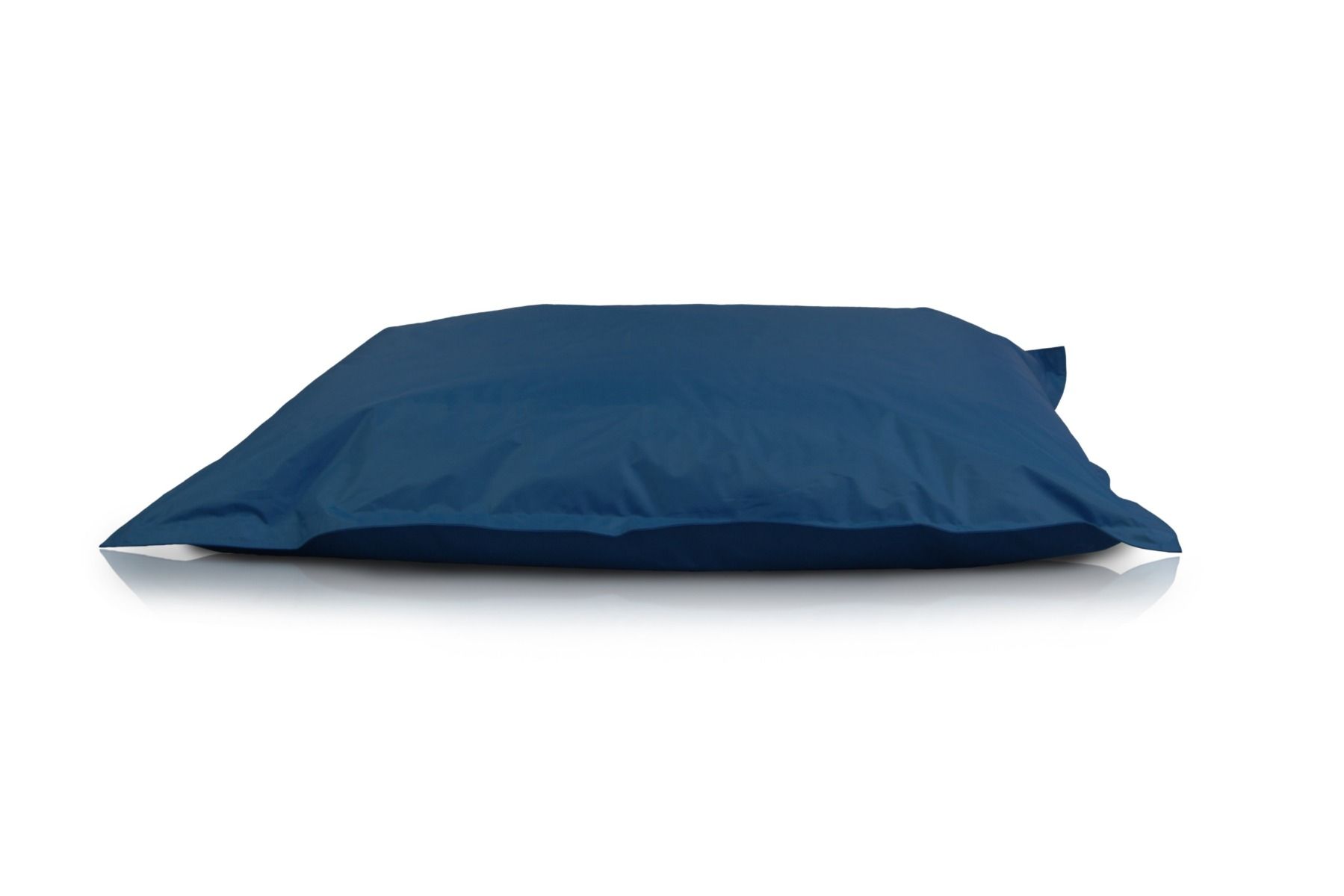 Image of a Large Bean Bag Chair for adults in Royal Blue Color in modern rectangular shape, fatboy style, by Bunk Beds Canada.