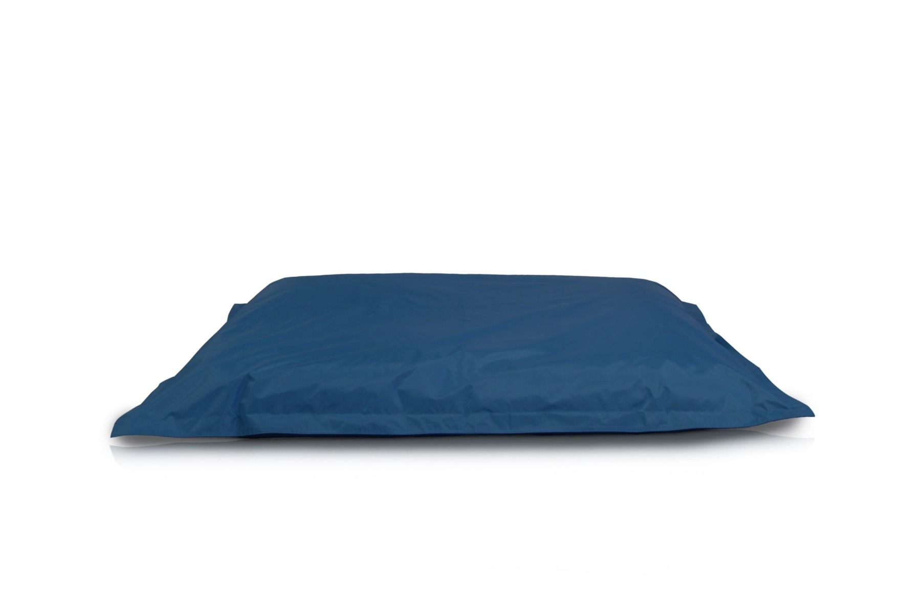 Image of a Medium Bean Bag Chair in Royal Blue Color in modern rectangular shape, fatboy style, by Bunk Beds Canada.