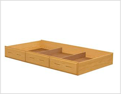 Trundle Storage Bed